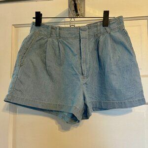 Light Cotton Denim Shorts